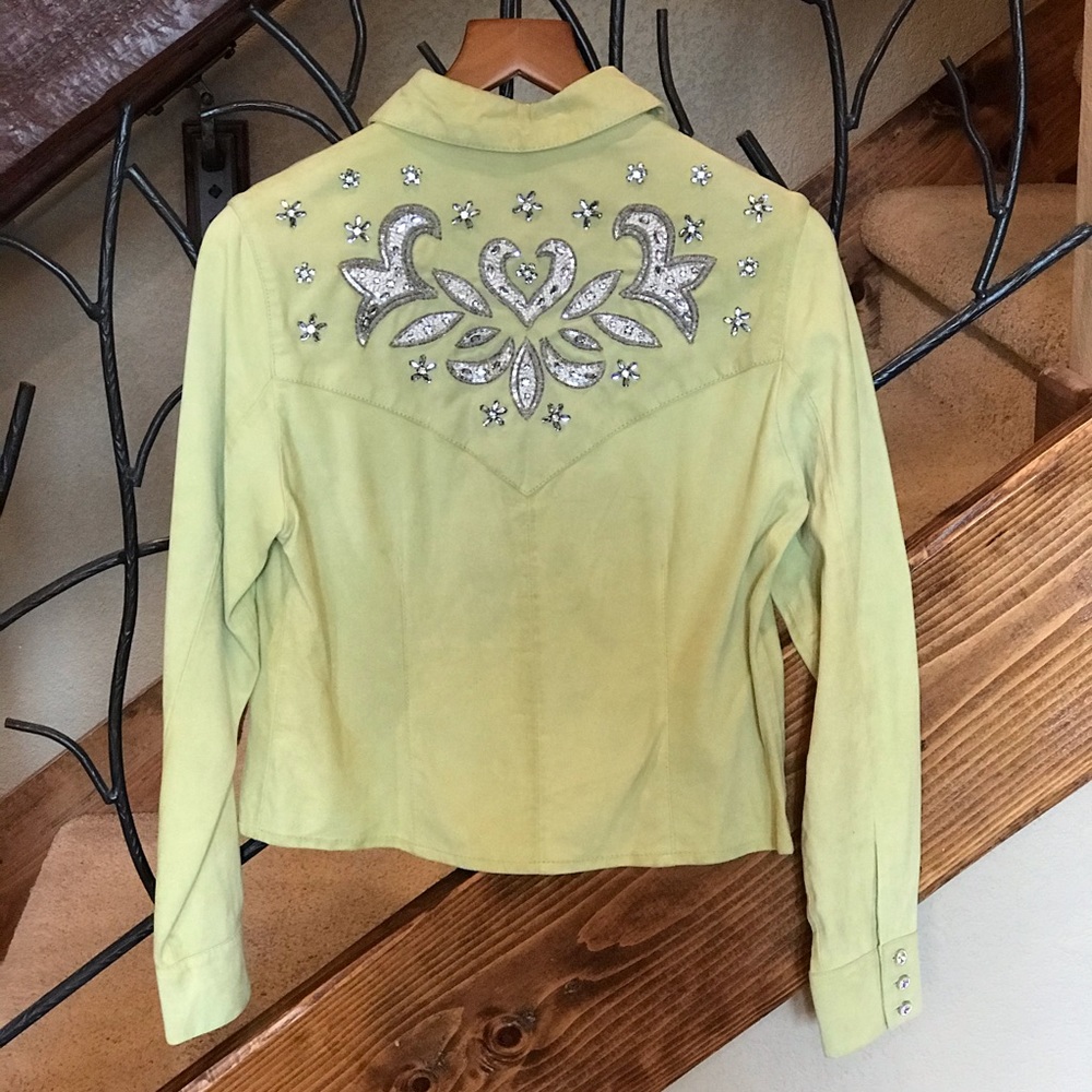 Double D Ranch Lambsuede Shirt/ Jacket XSmall - Picture 2 of 9